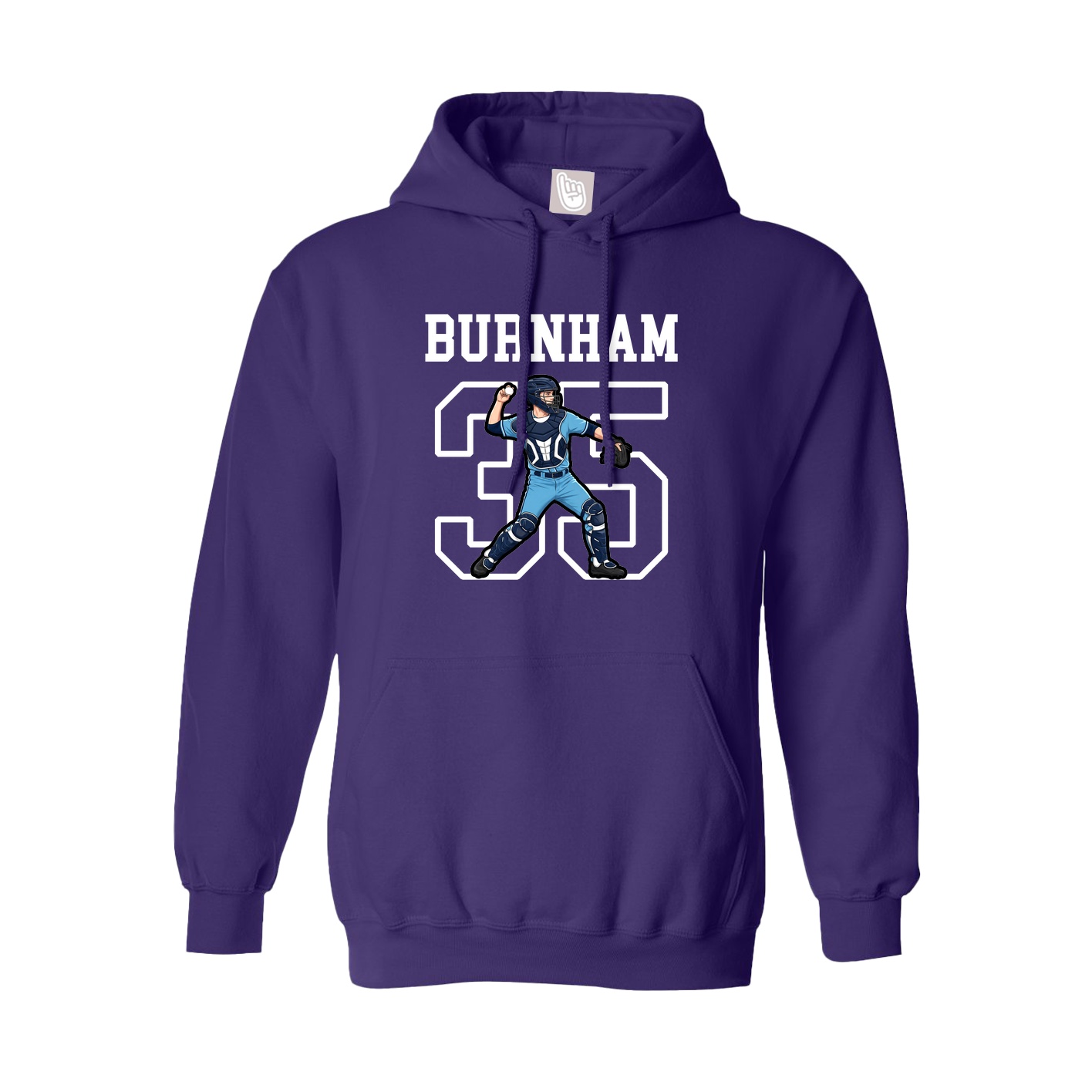 Hoodie — Shirsey in Purple