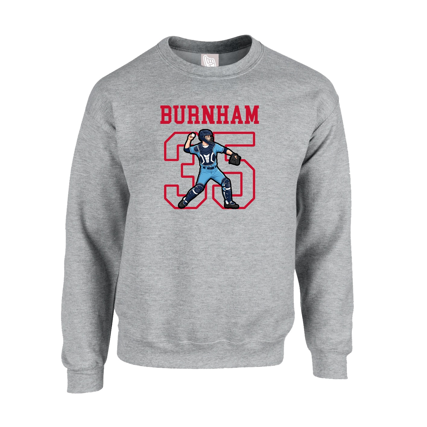 Fleece Crew — Shirsey in Grey