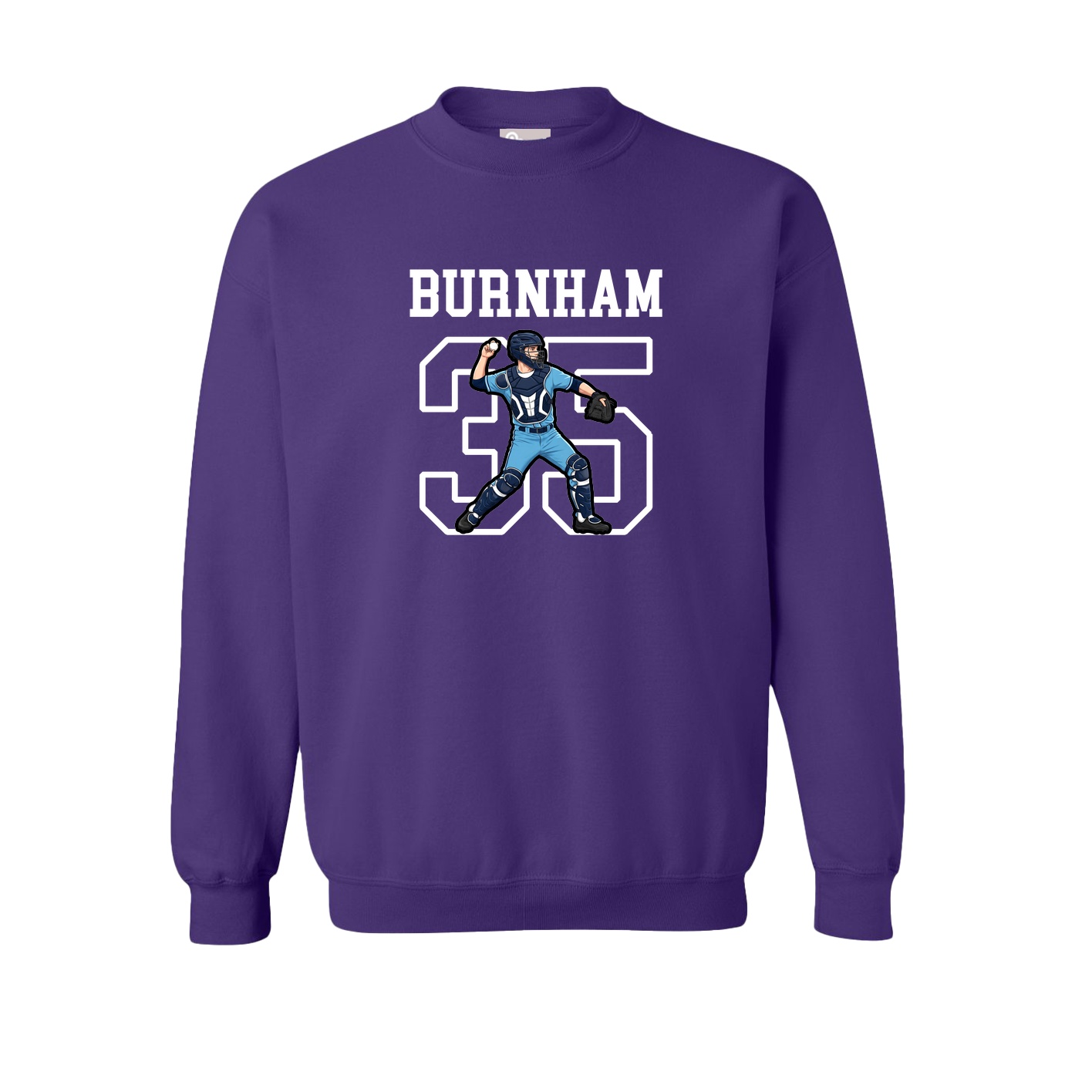 Fleece Crew — Shirsey in Purple
