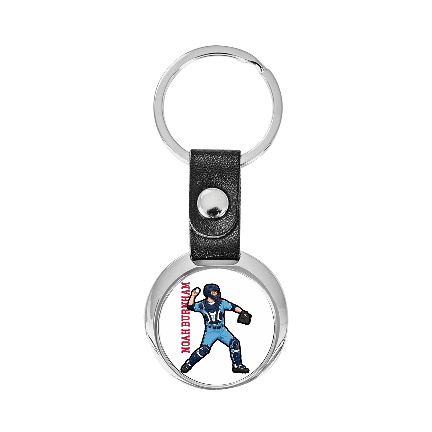 Key Chain — Name Vertical in Classic