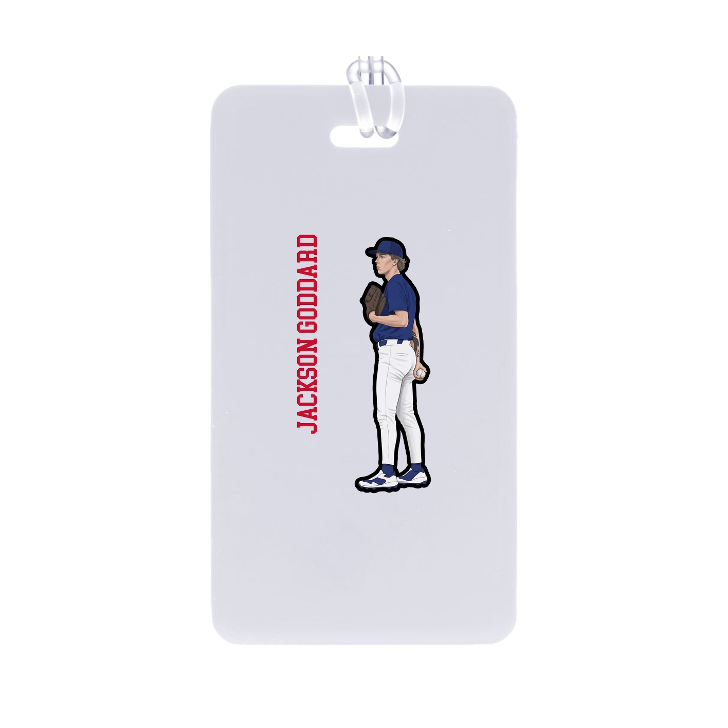 Bag Tag — Name Vertical in Classic