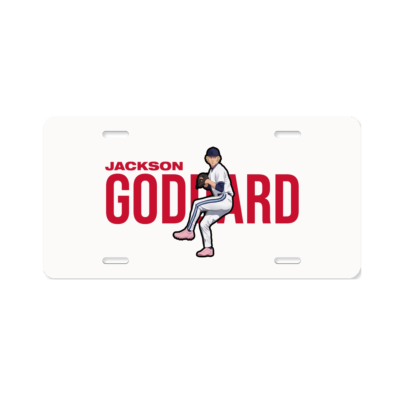 License Plate — Player Name in Classic