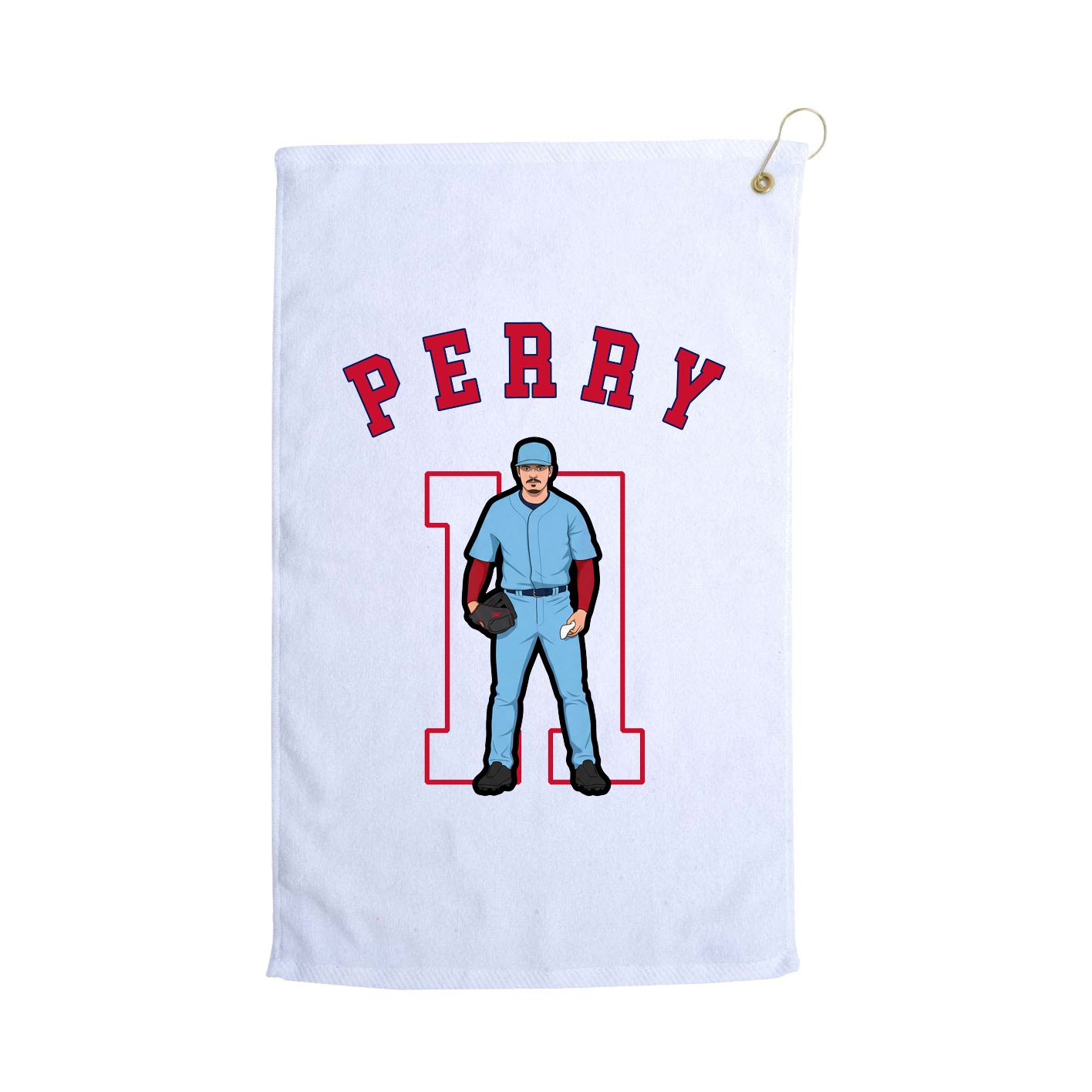 Golf Towel — Shirsey Arch in White