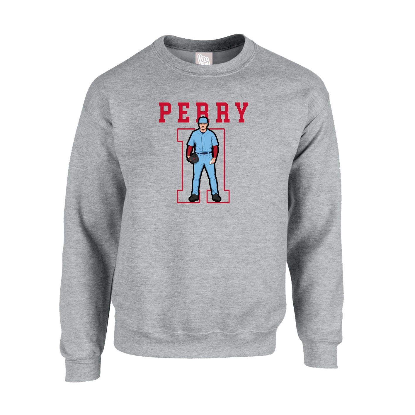 Fleece Crew — Shirsey in Grey