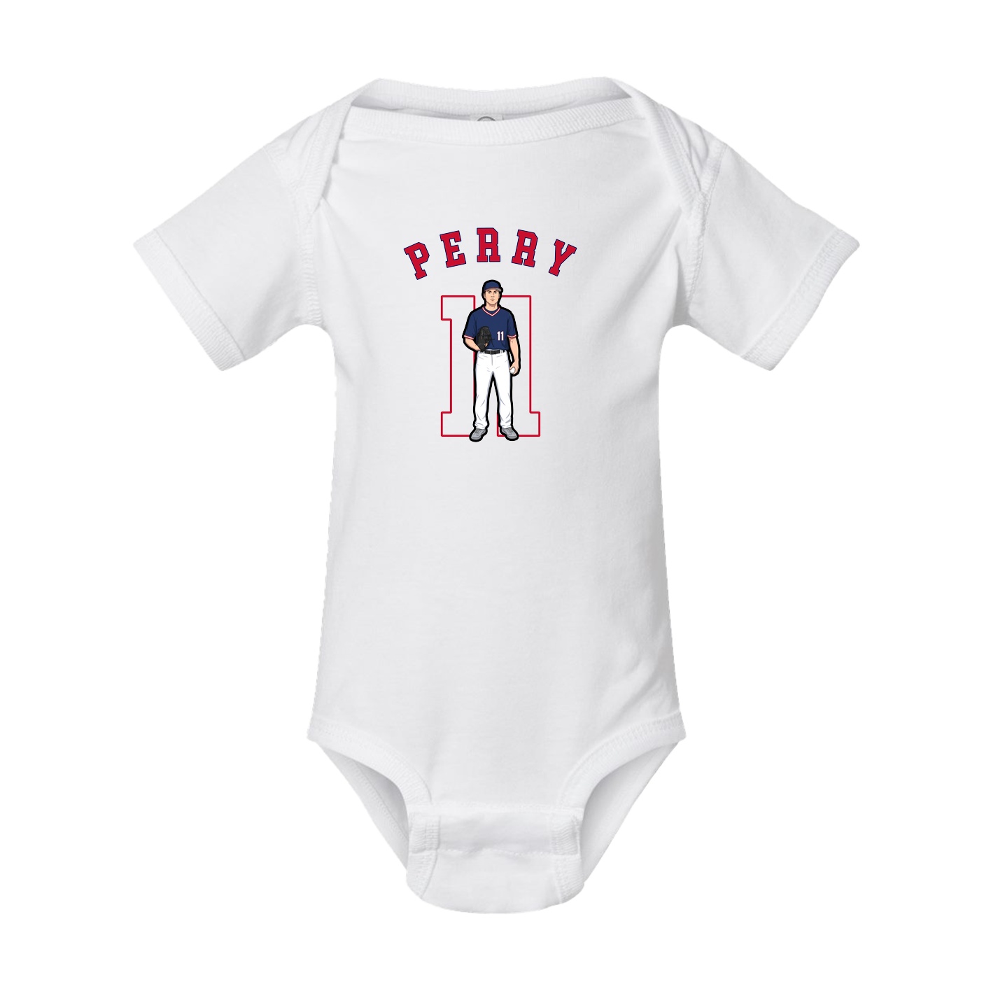 Baby Onesie — Shirsey Arch in White