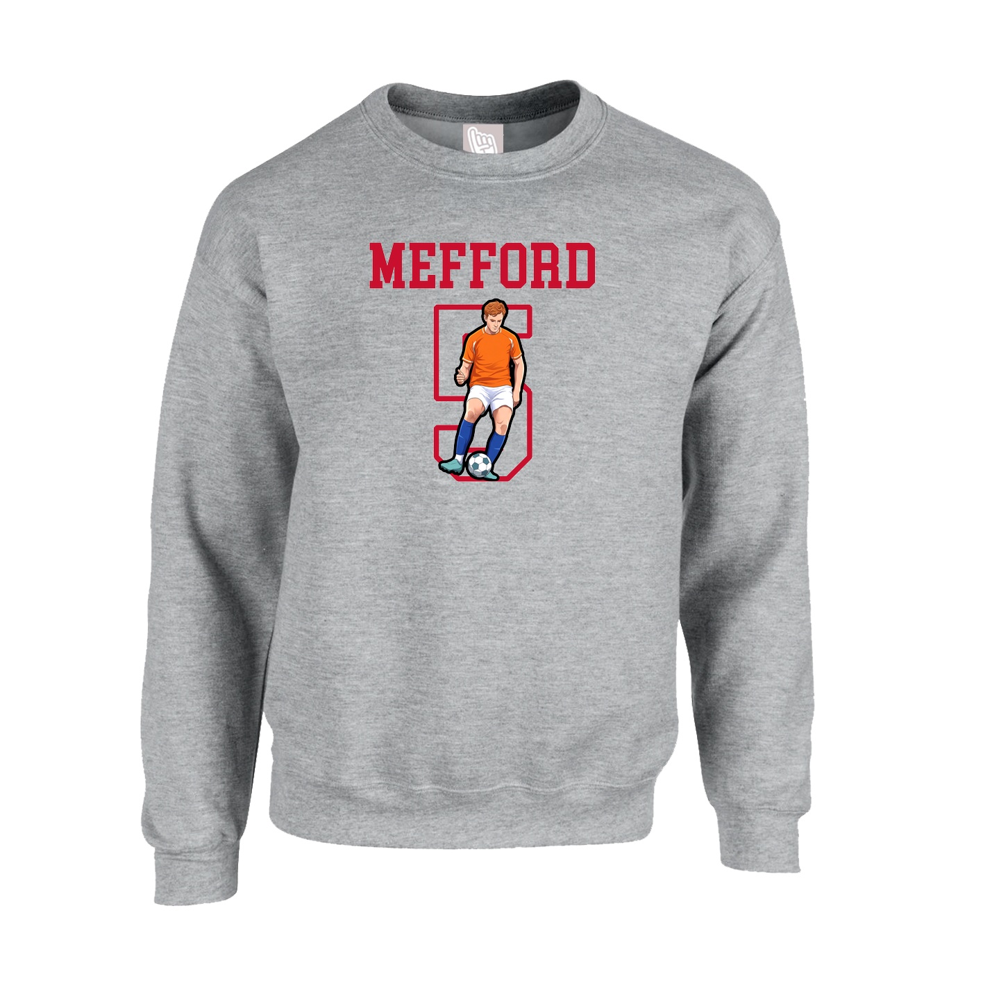 Fleece Crew — Shirsey in Grey