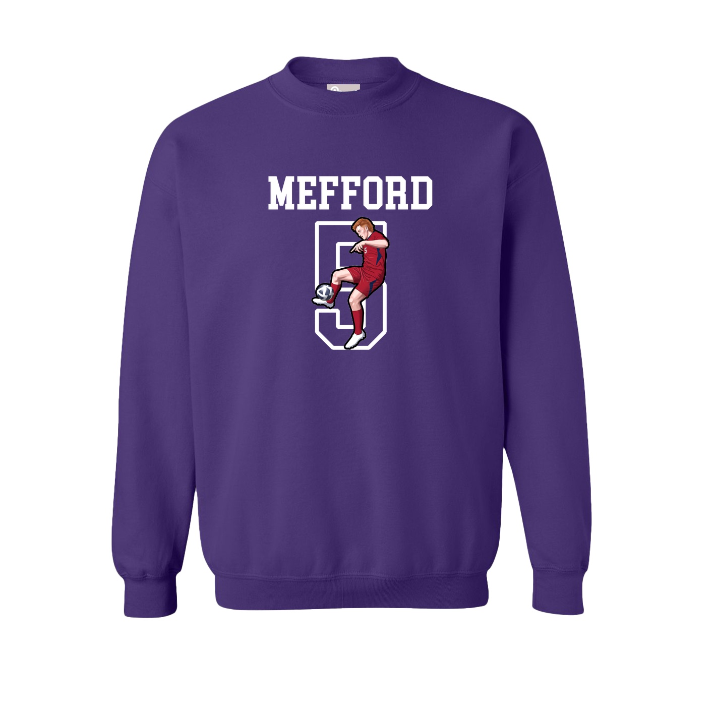 Fleece Crew — Shirsey in Purple