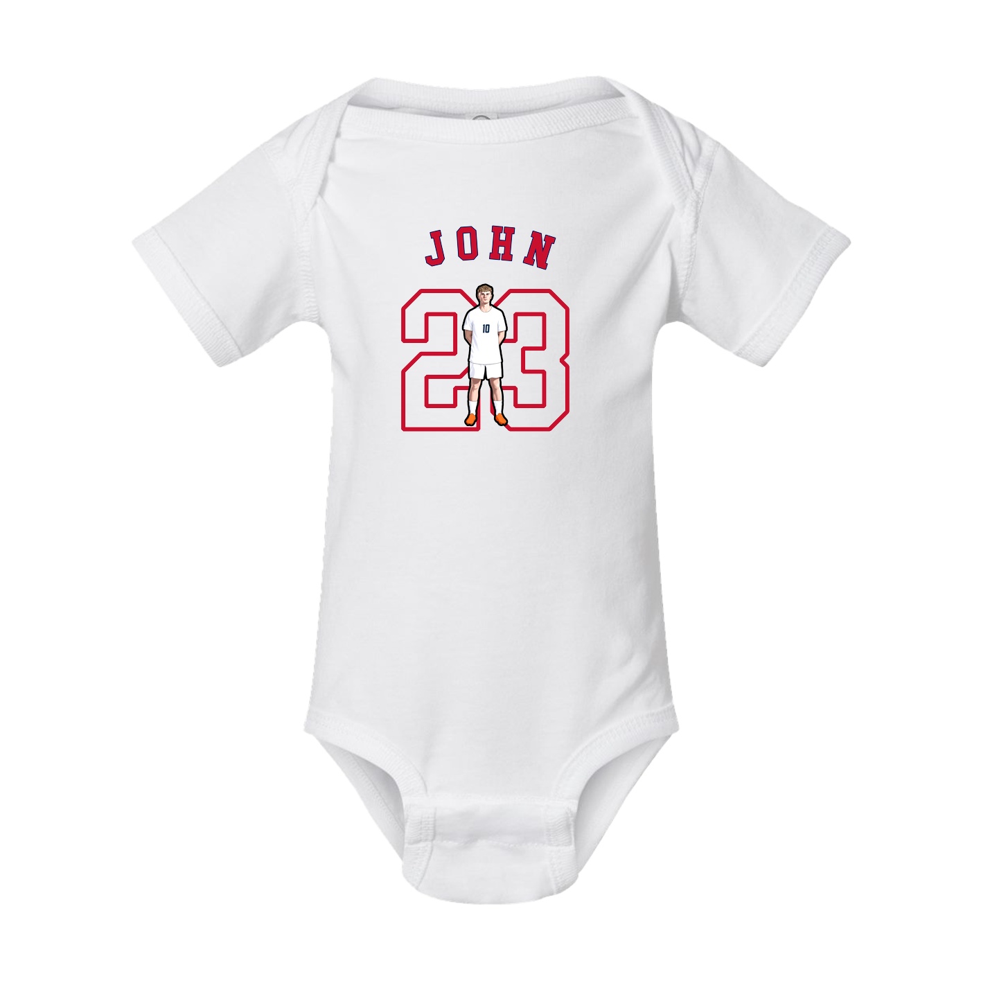 Baby Onesie — Shirsey Arch in White