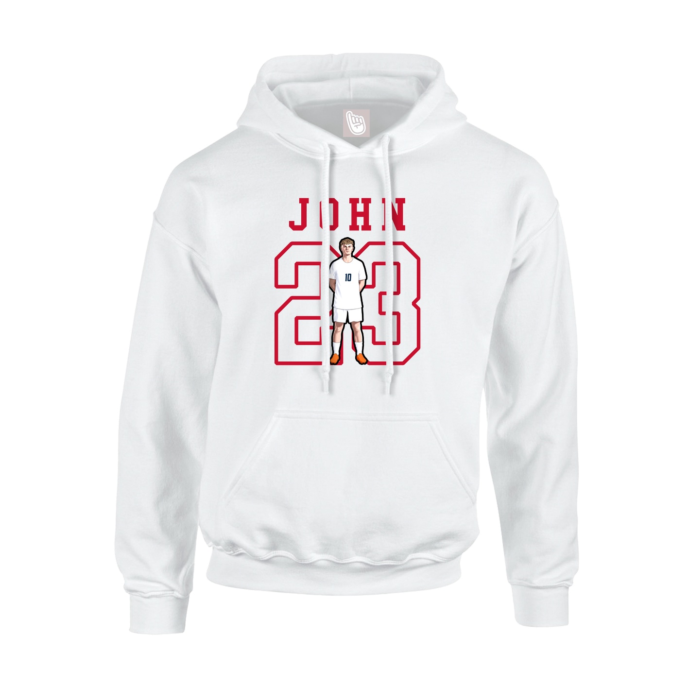 Youth Hoodie — Shirsey in White
