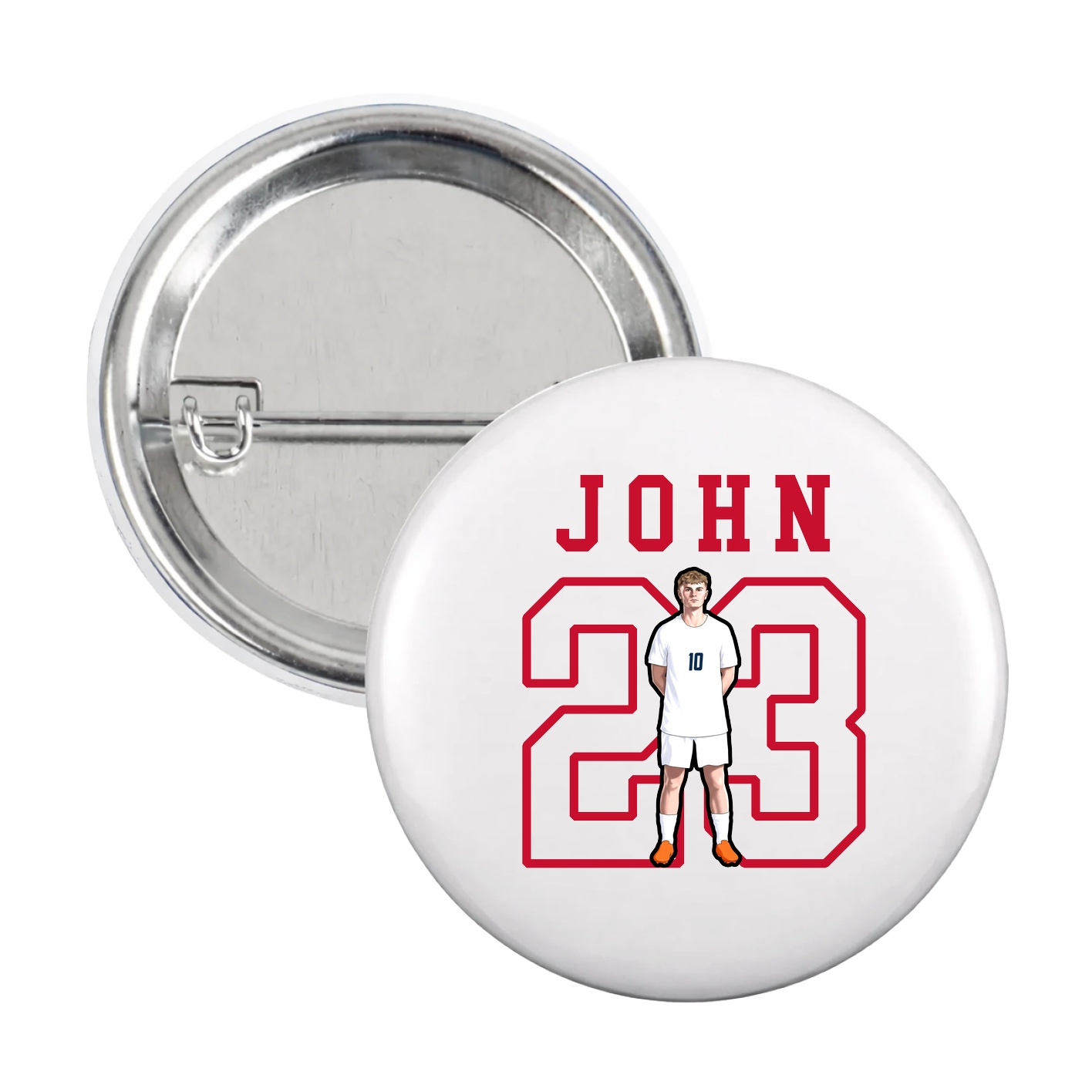 Game Day Button — Shirsey in White