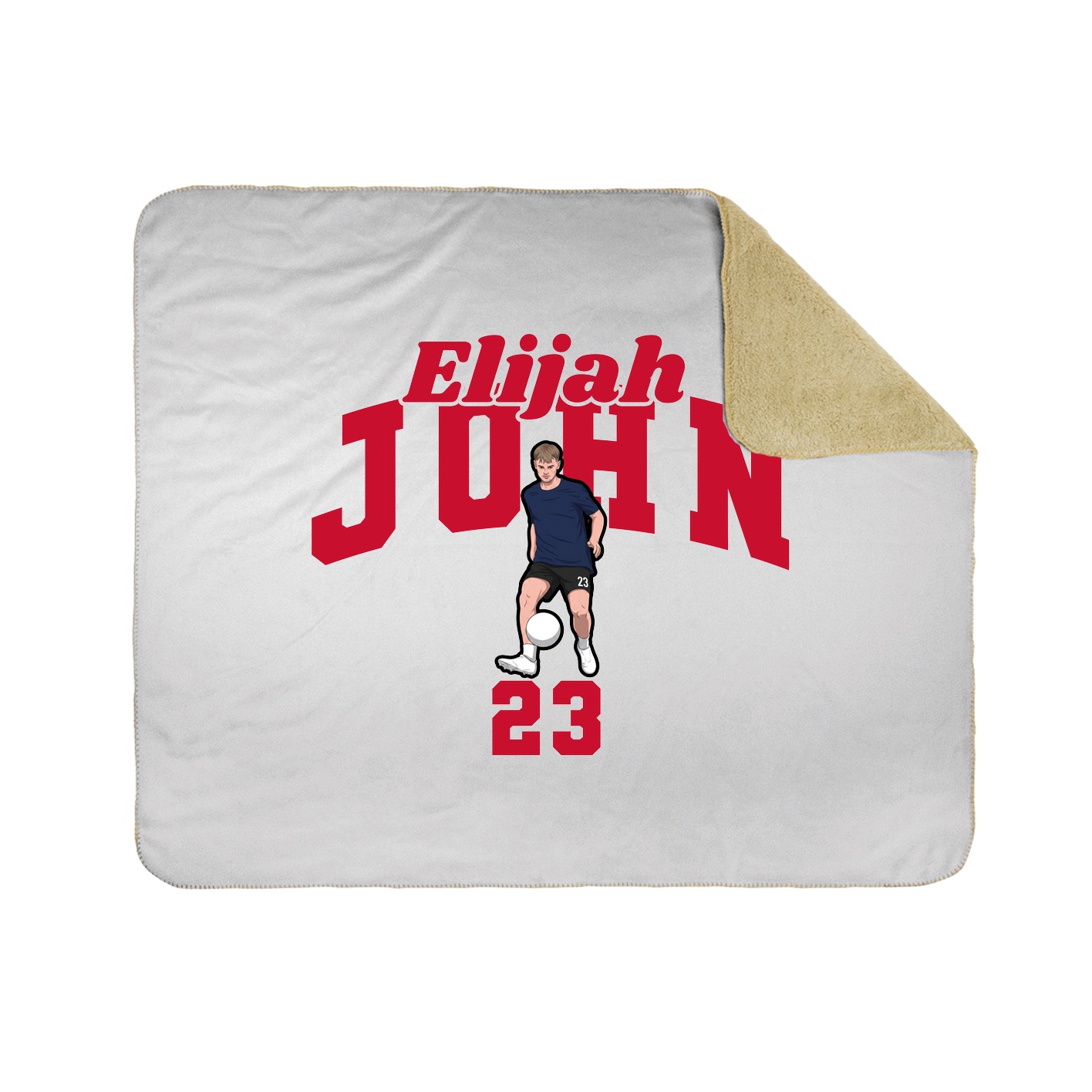 Throw Blanket — Signature Arch in White