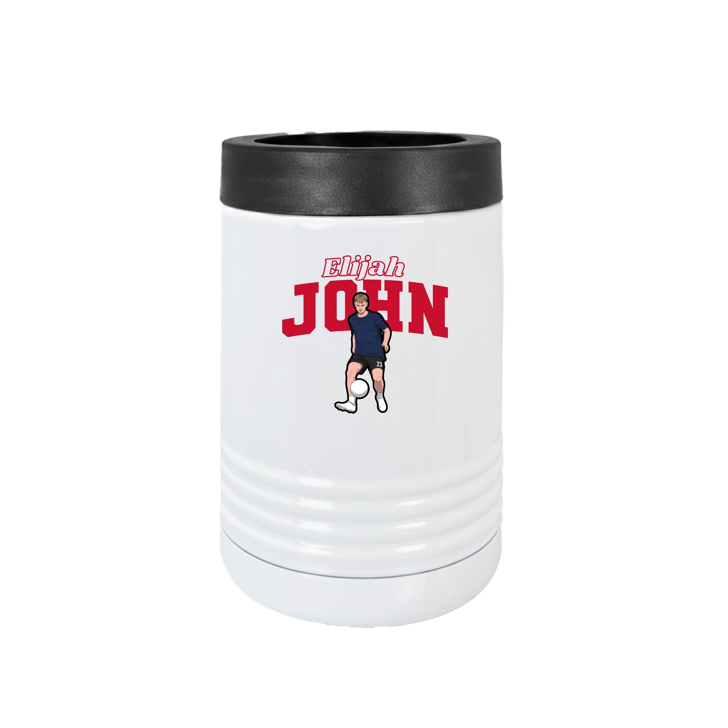 Beverage Holder — Name Arch in White