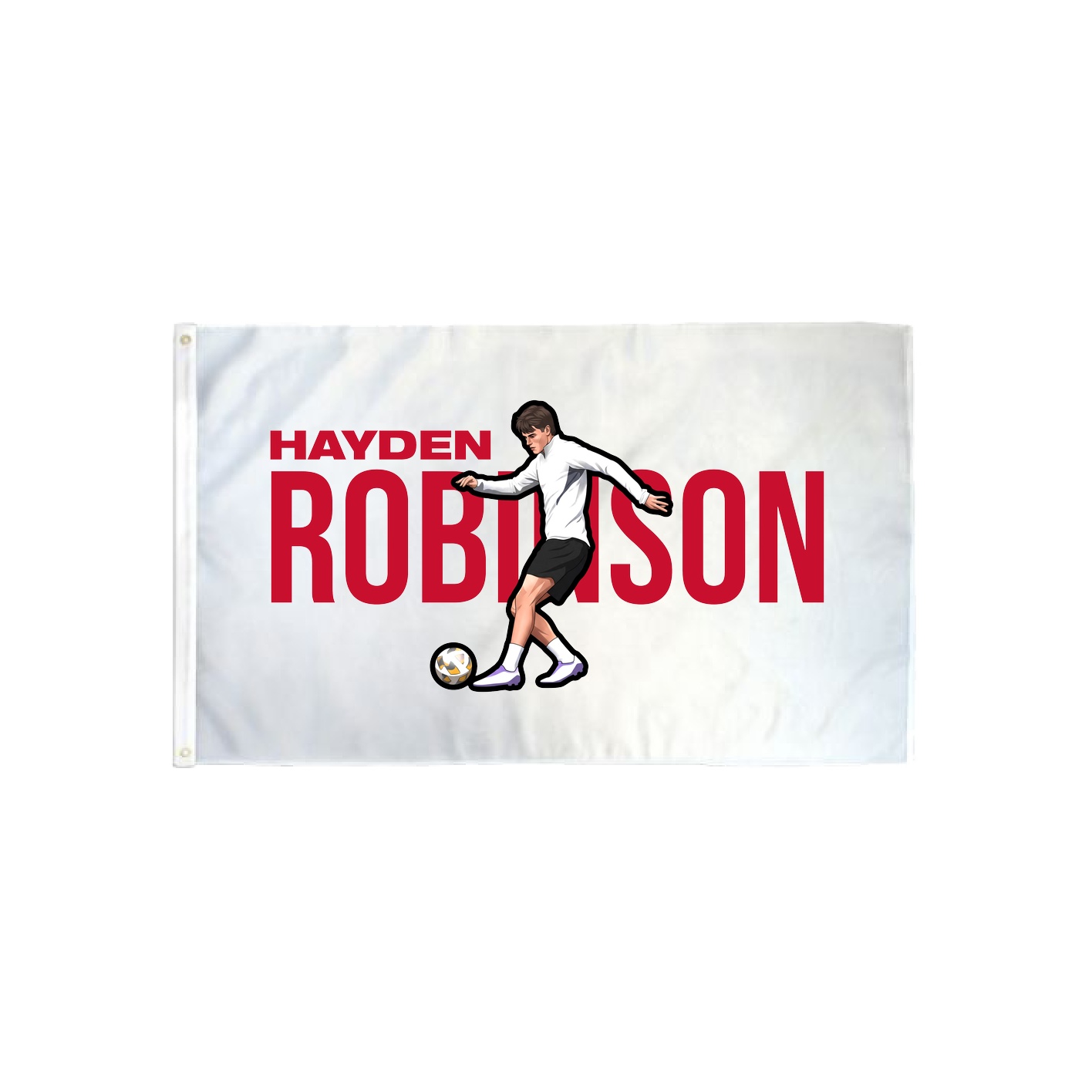 3x5 Flag — Player Name in Classic