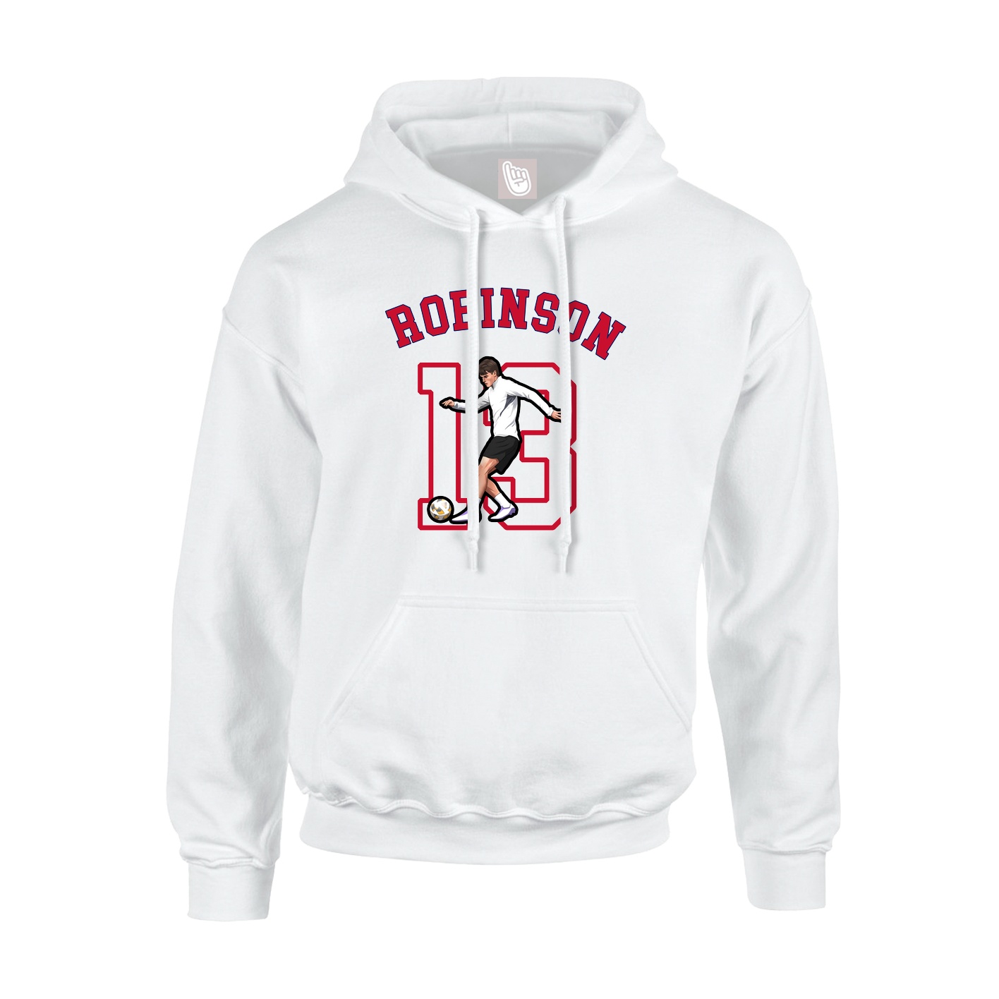 Youth Hoodie — Shirsey Arch in White