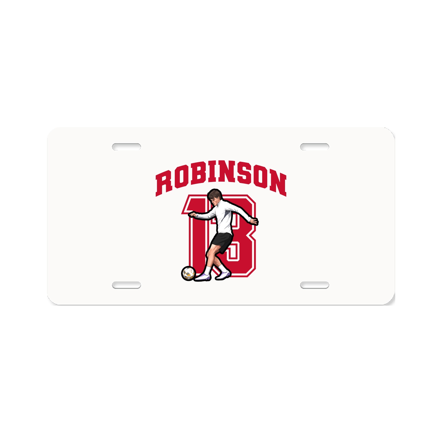 License Plate — Number in Classic