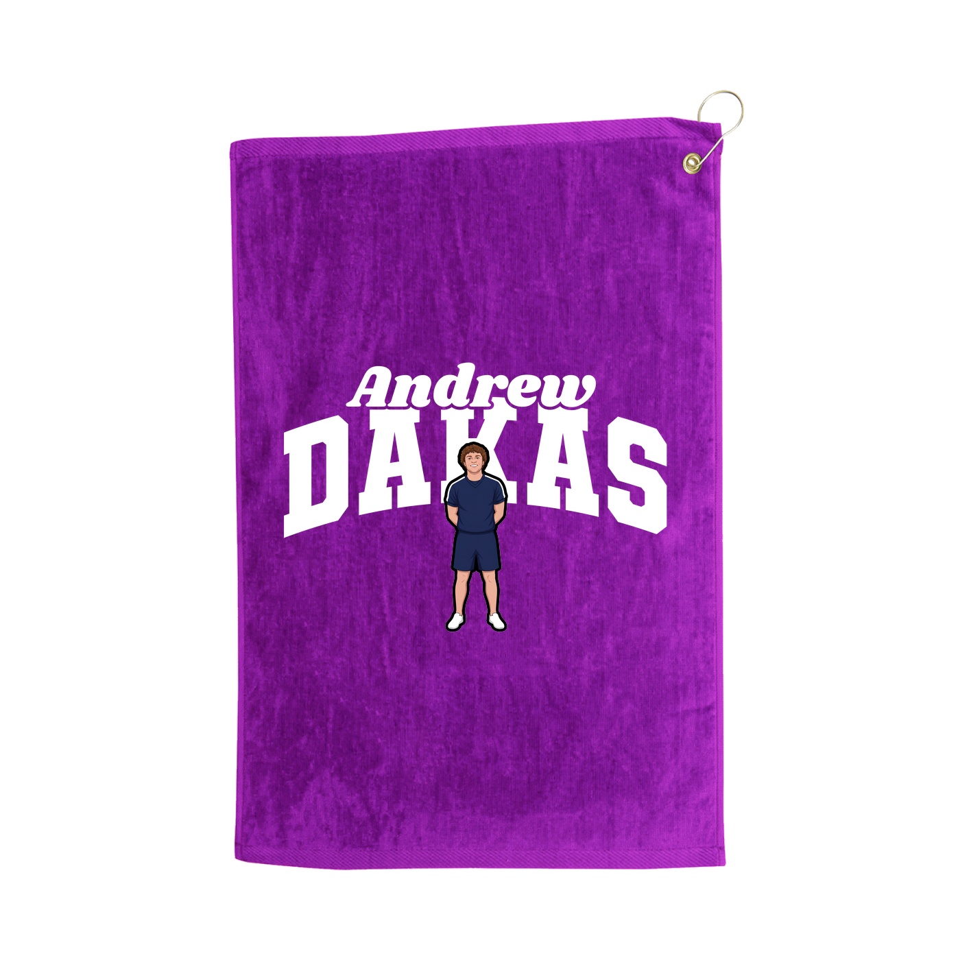 Golf Towel — Signature Arch in Purple