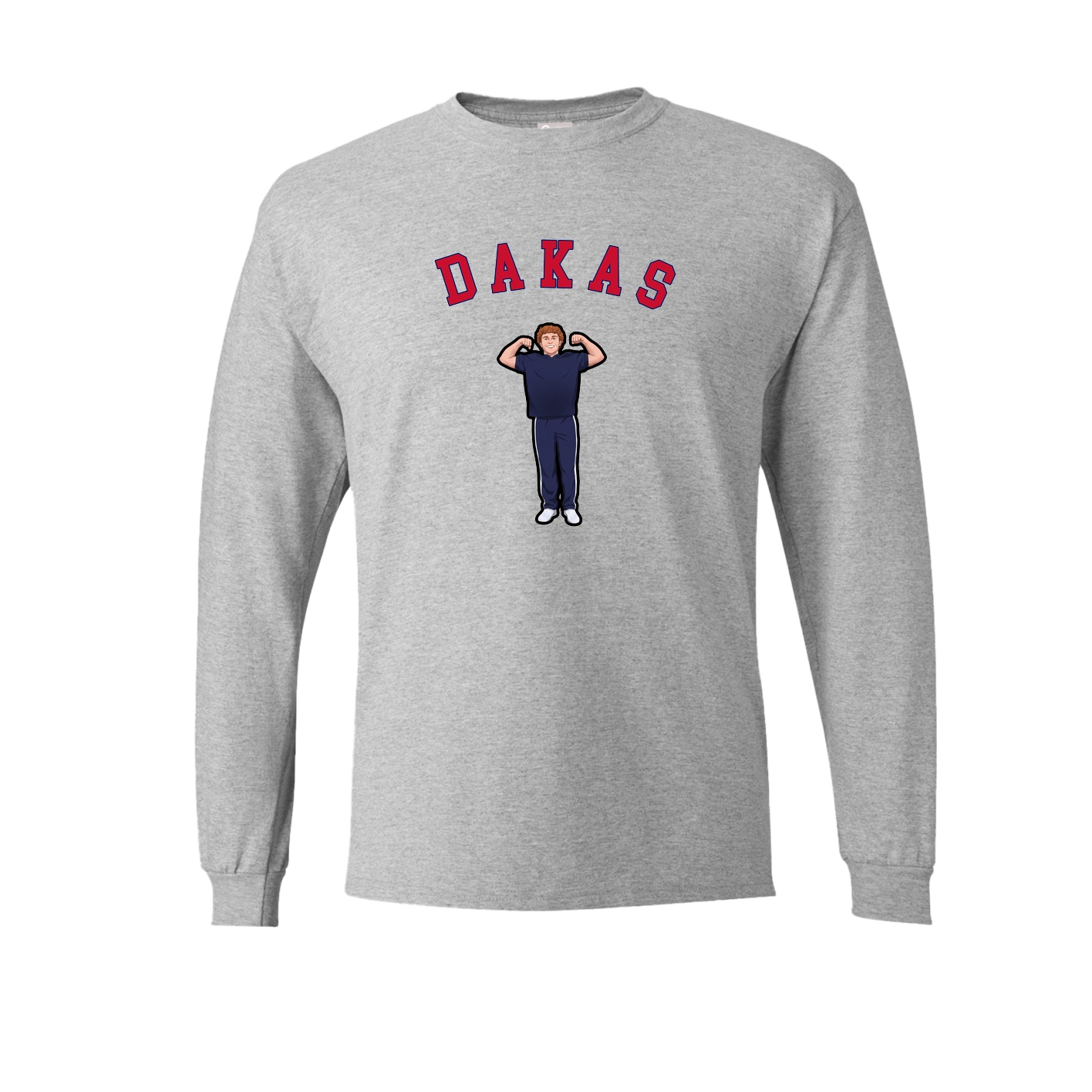 Long Sleeve Tee — Shirsey Arch in Grey