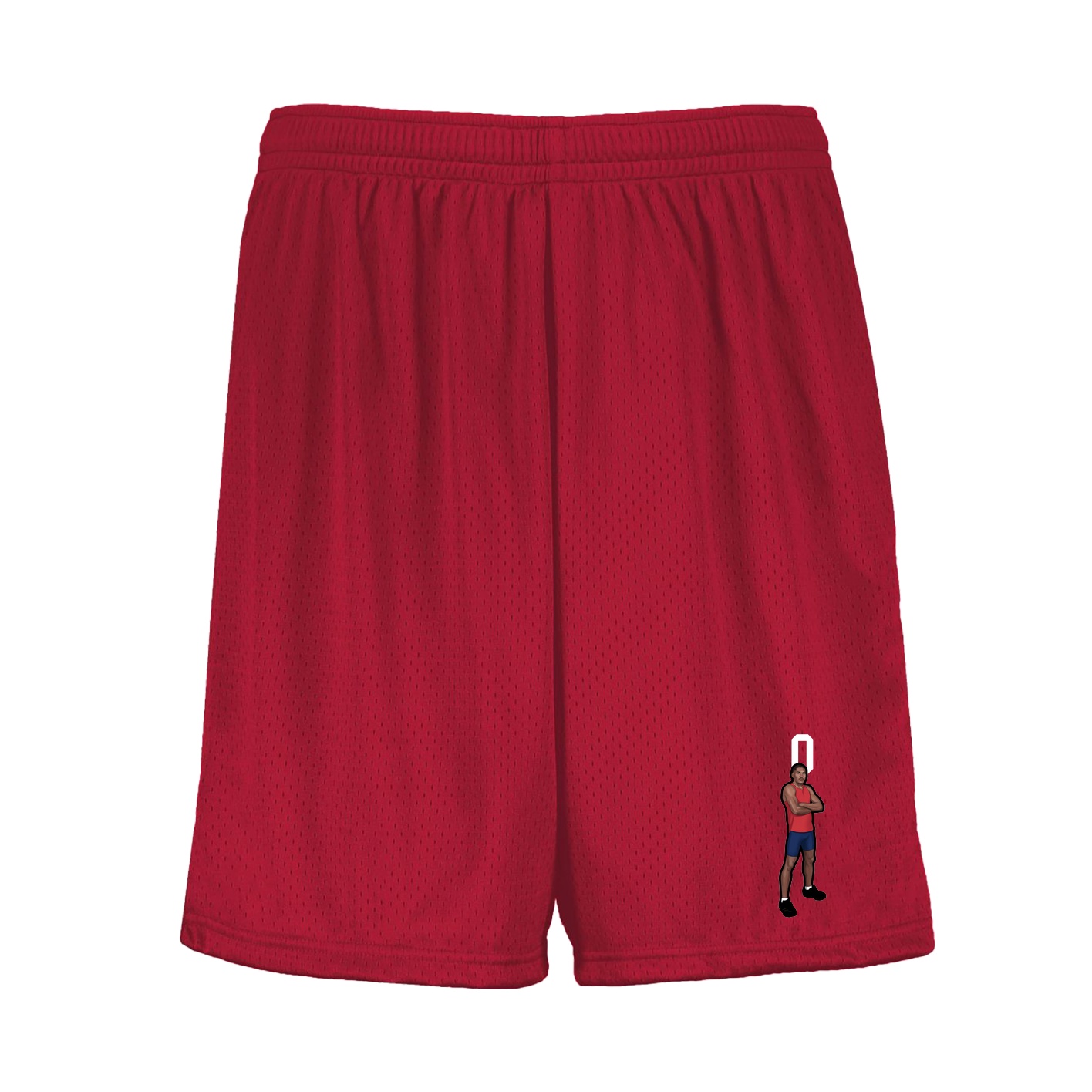 Shorts — Number Top in Red