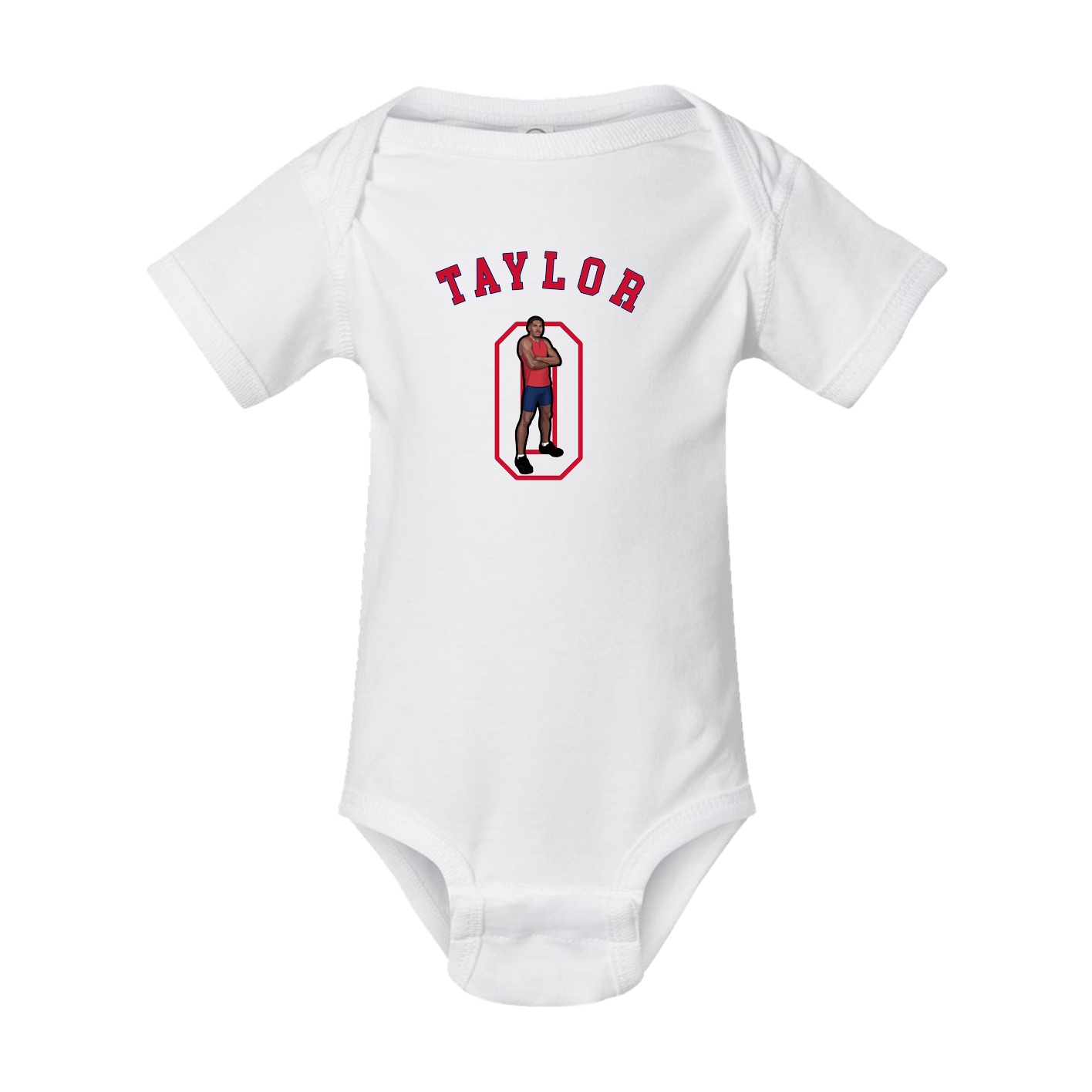 Baby Onesie — Shirsey Arch in White