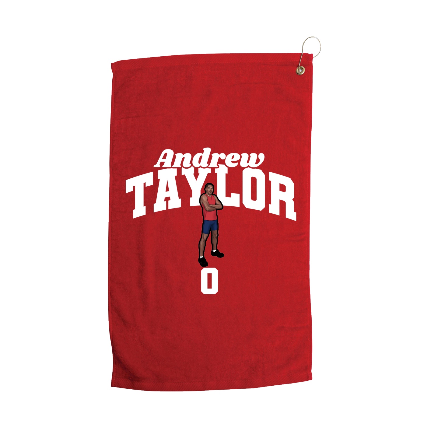 Golf Towel — Signature Arch in Red
