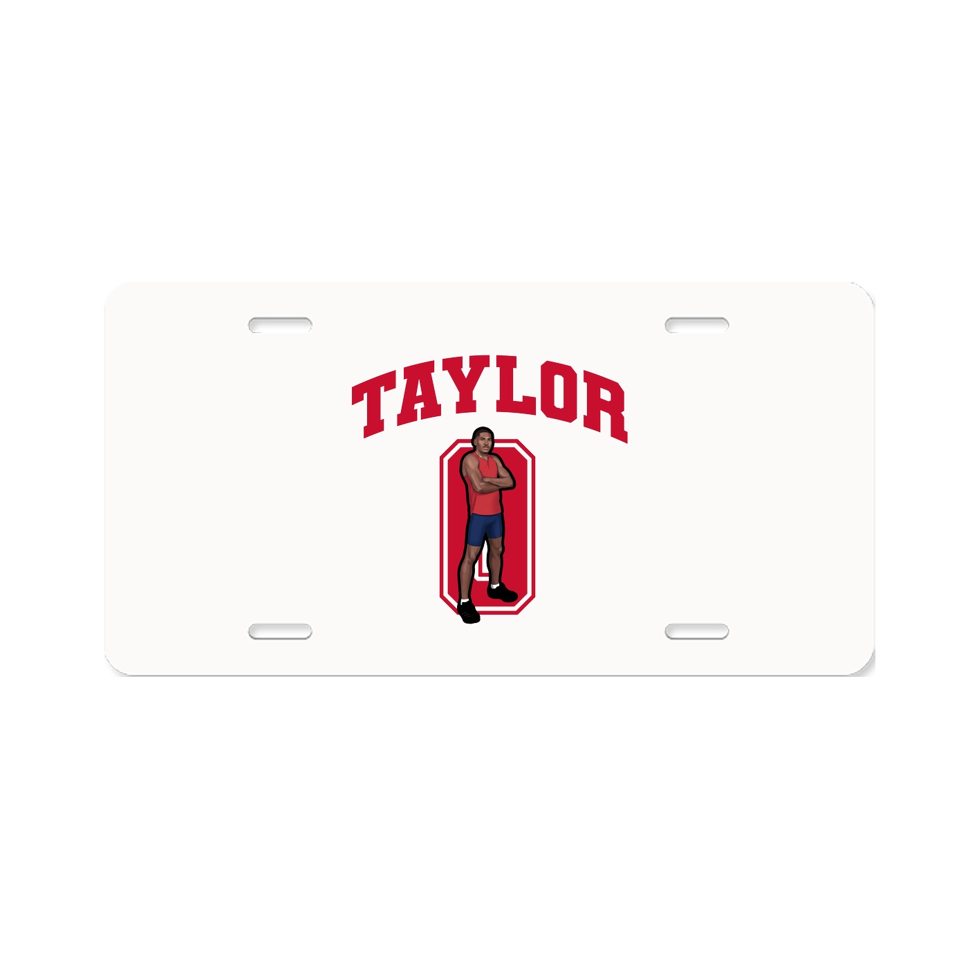 License Plate — Number in Classic