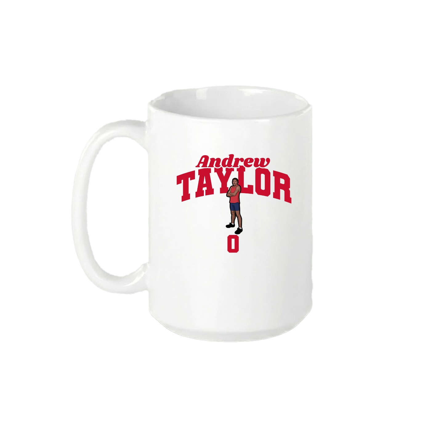 15oz Coffee Mug — Signature Arch in White
