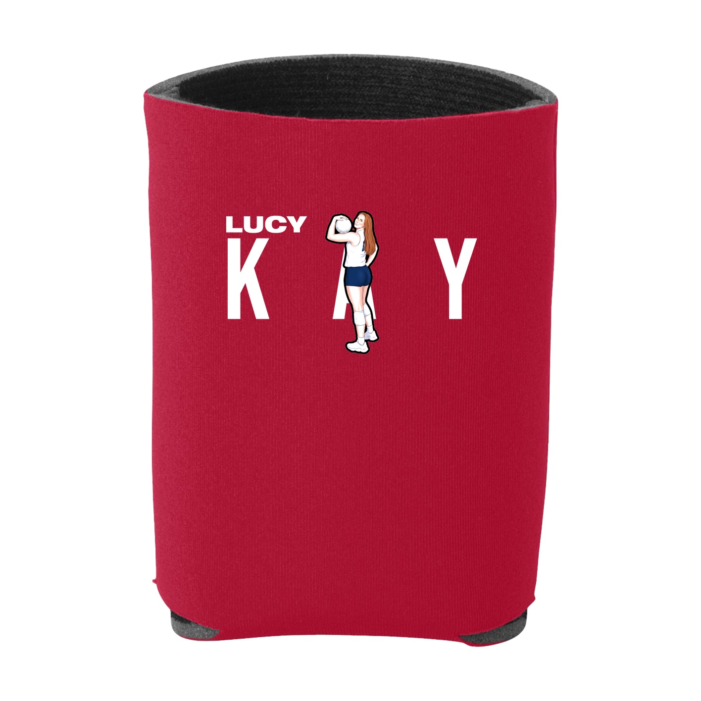 Can Holder — Player Name in Red