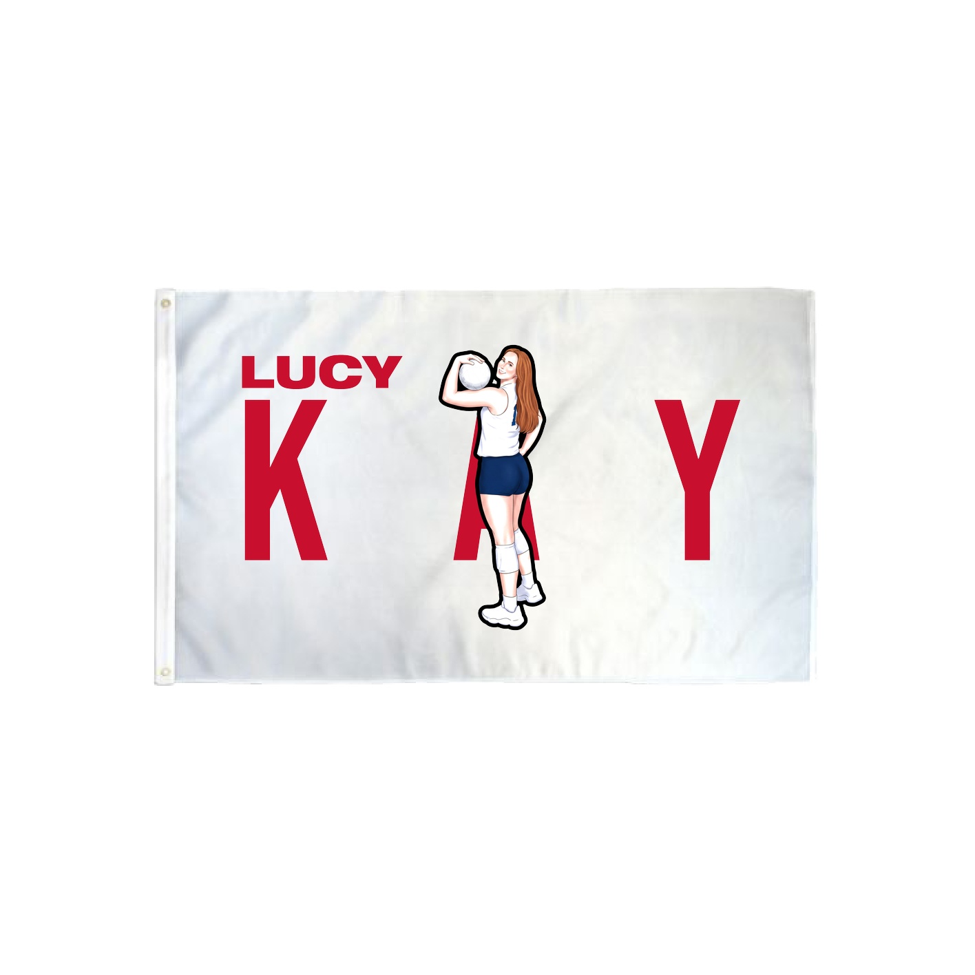 3x5 Flag — Player Name in Classic