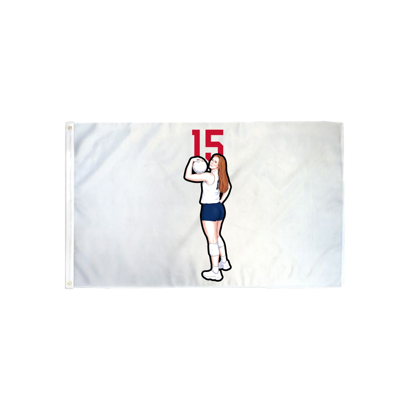3x5 Flag — Number Top in Classic