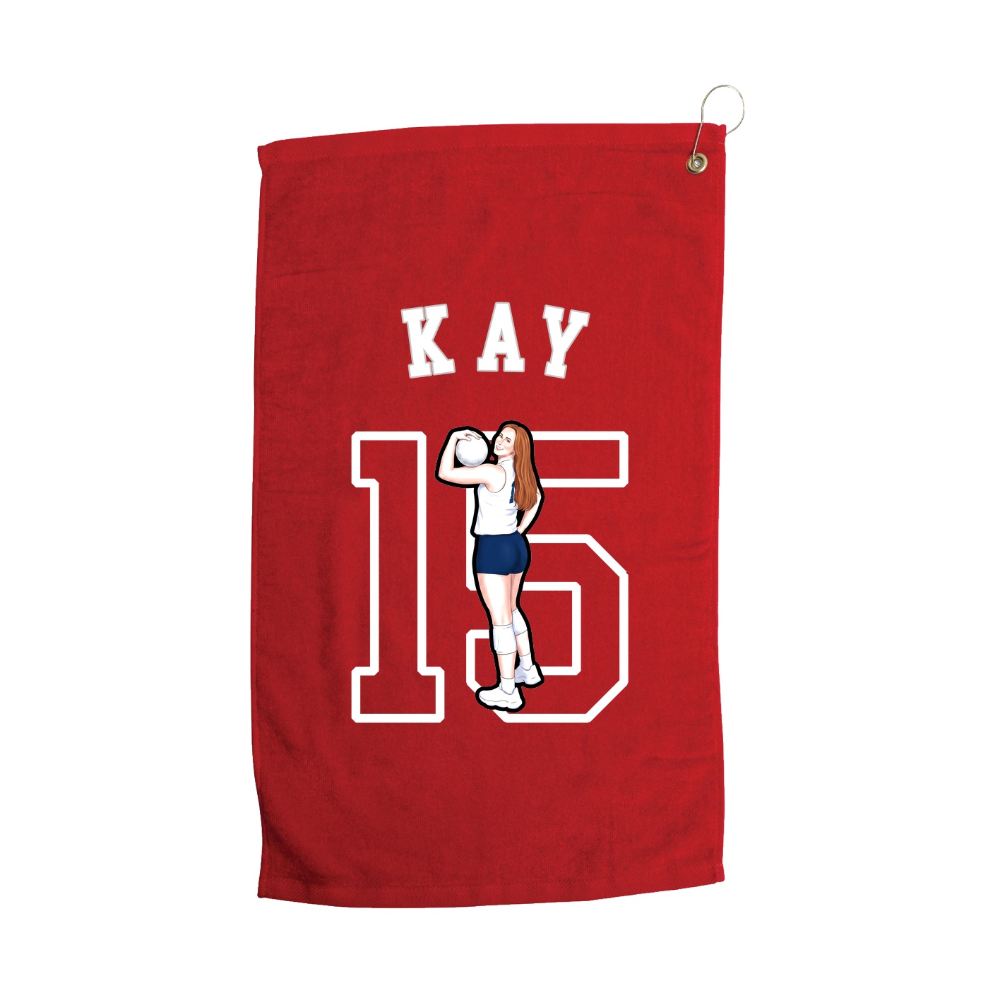 Golf Towel — Shirsey Arch in Red