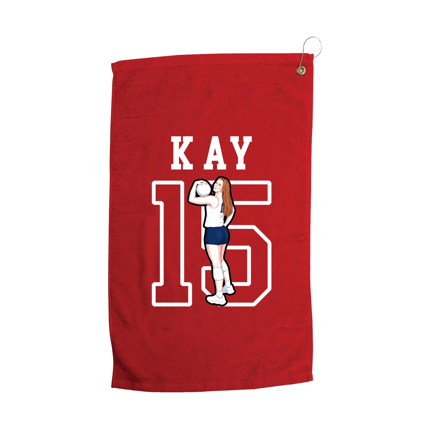 Golf Towel — Shirsey in Red