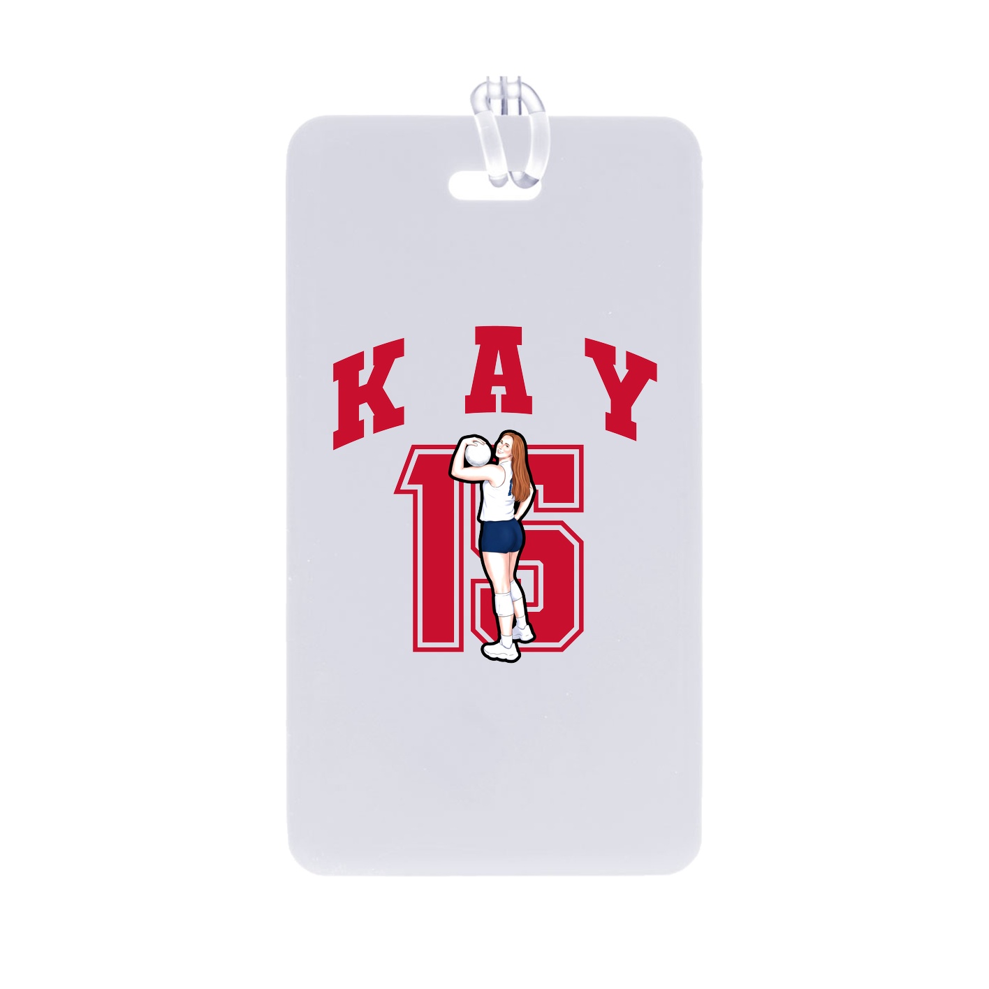 Bag Tag — Number in Classic
