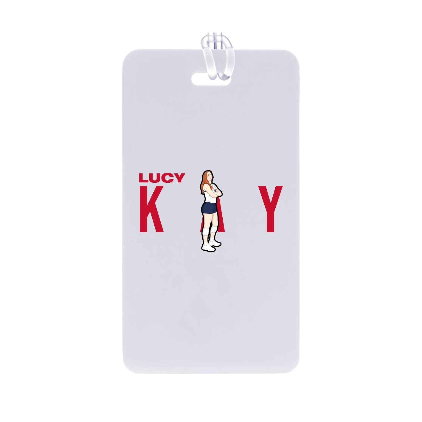 Bag Tag — Player Name in Classic