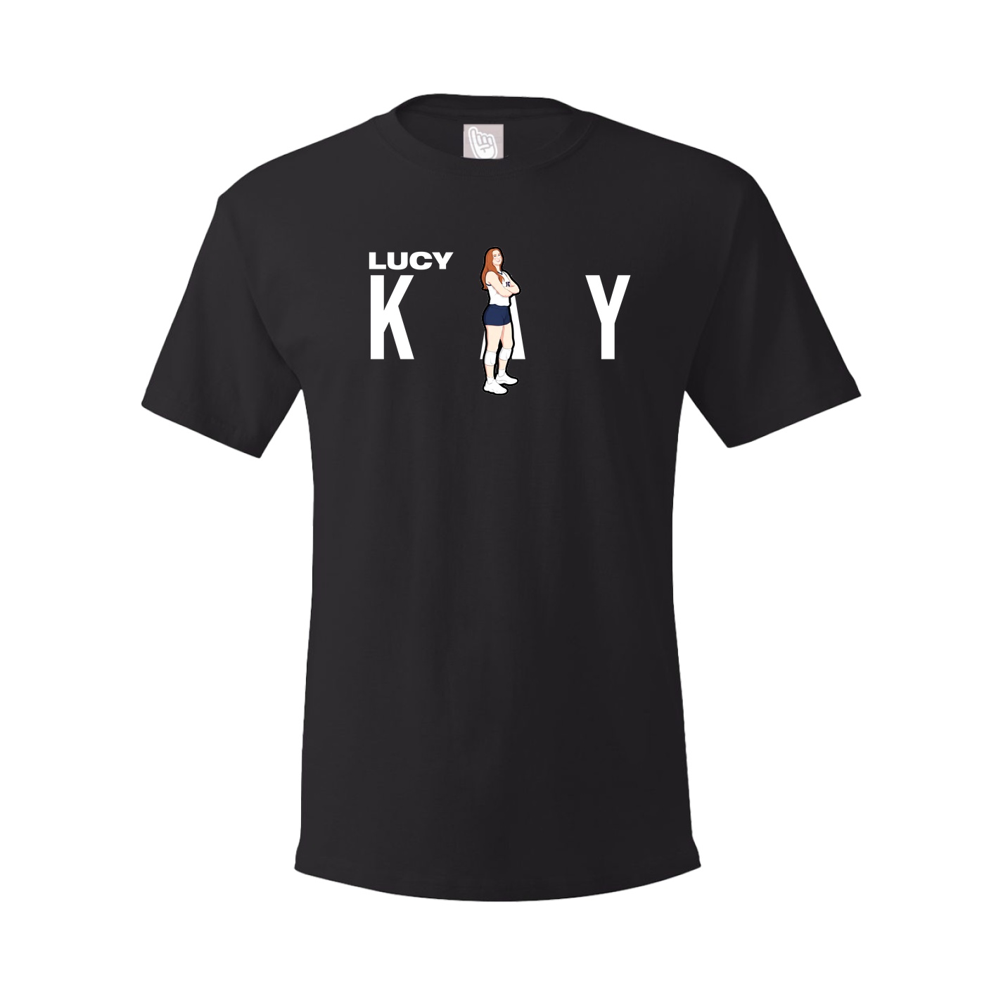 Tee — Player Name in Black
