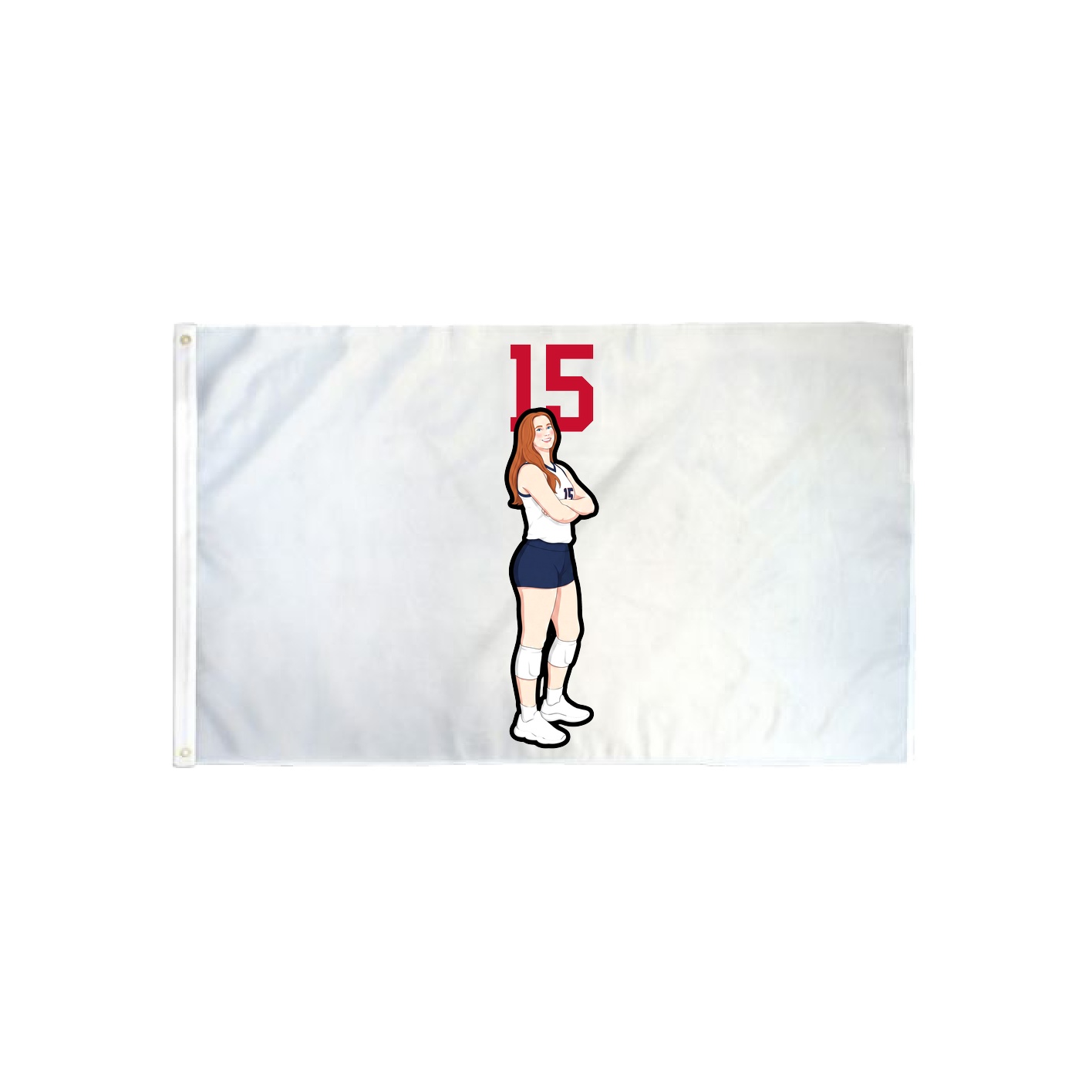 3x5 Flag — Number Top in Classic