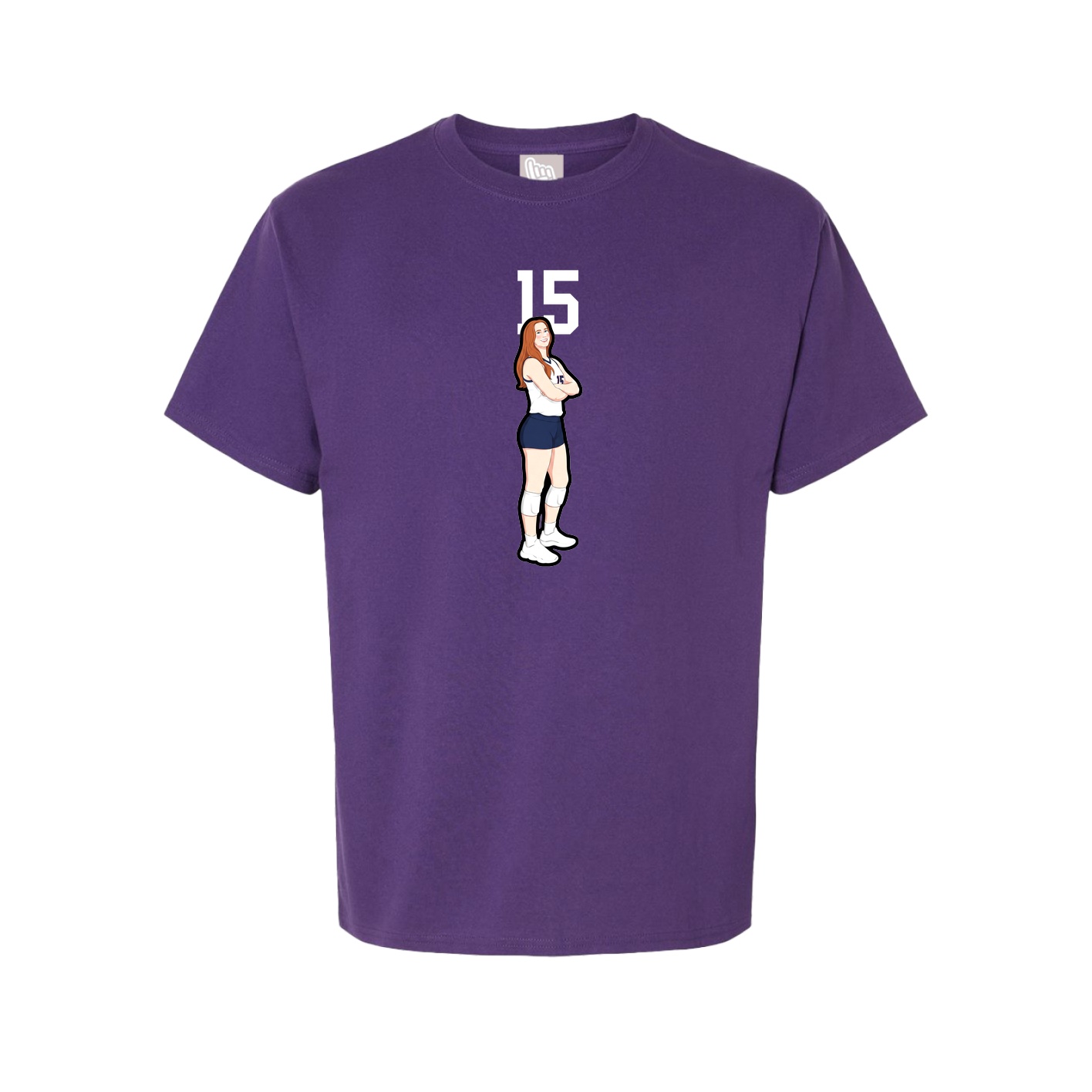 Tee — Number Top in Purple