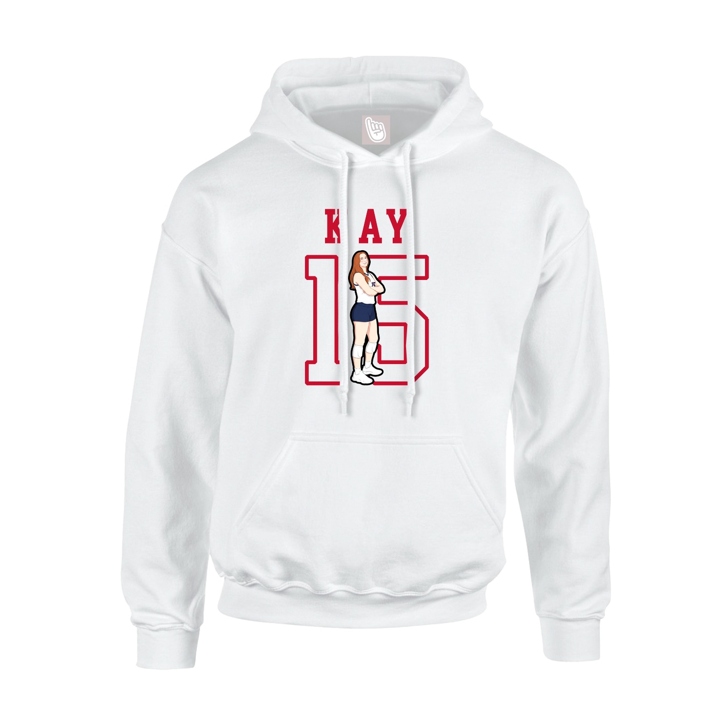 Youth Hoodie — Shirsey in White