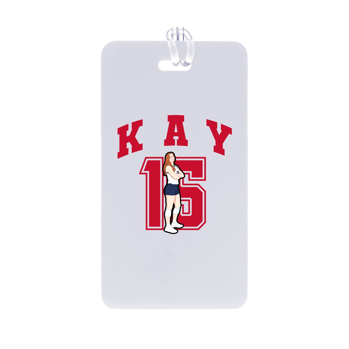 Bag Tag — Number in Classic