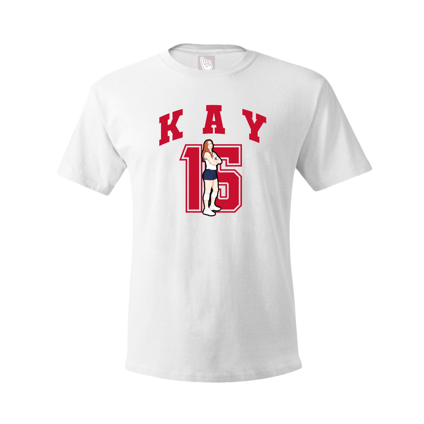 Tee — Number in White