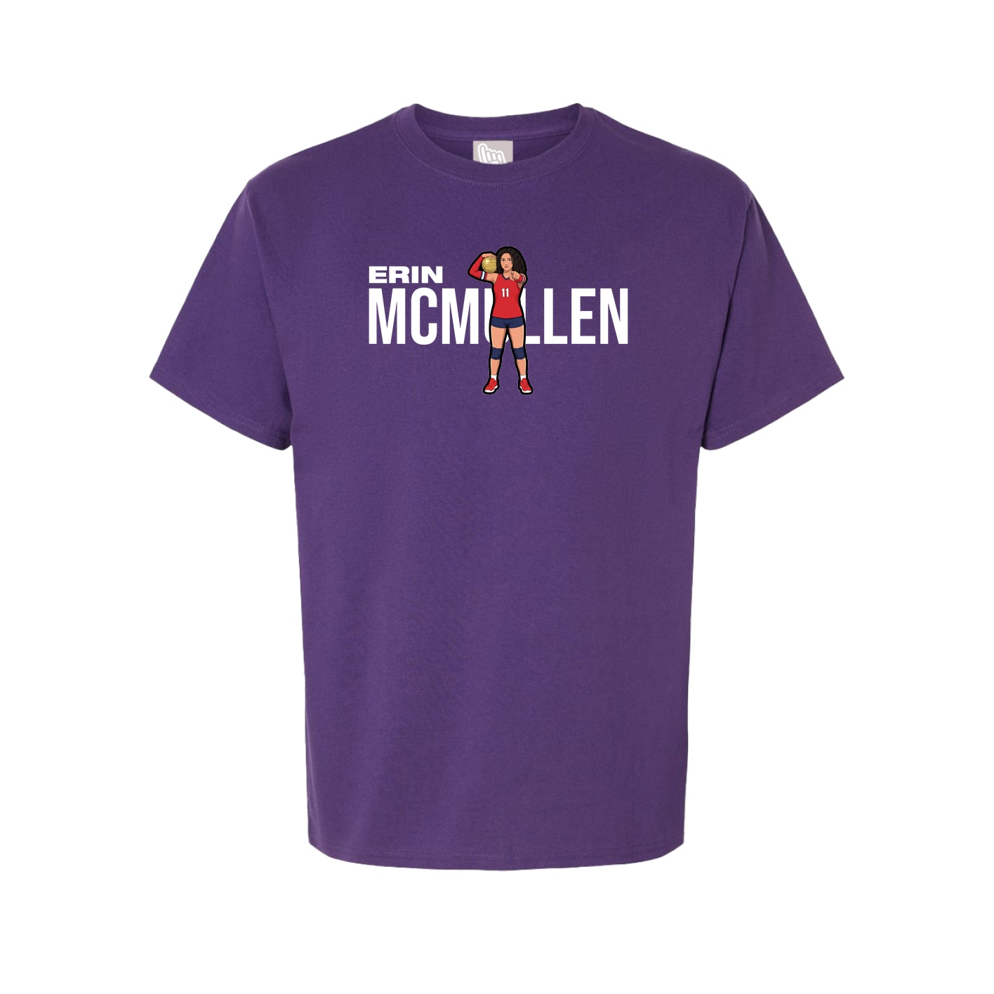 Youth Tee — Player Name in Purple