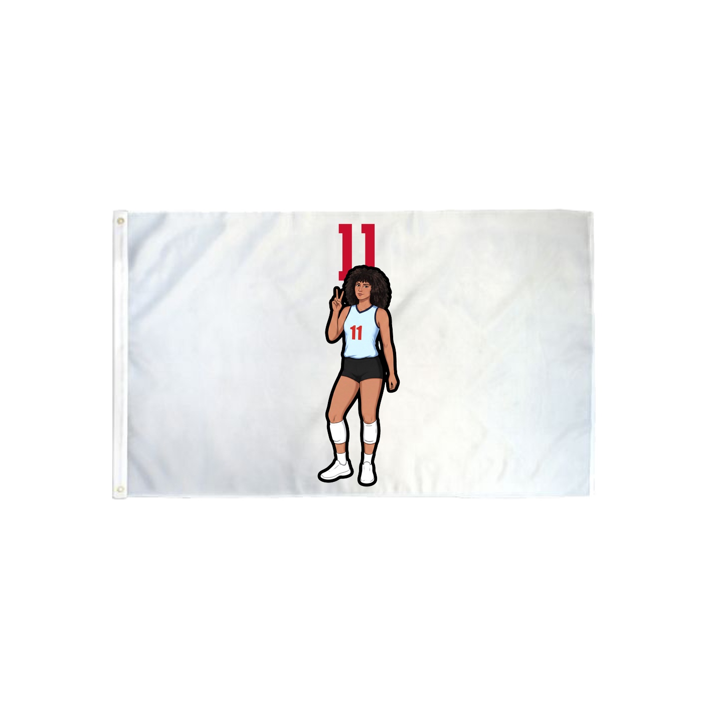3x5 Flag — Number Top in Classic