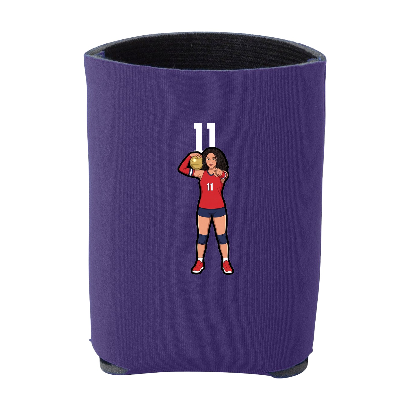 Can Holder — Number Top in Purple