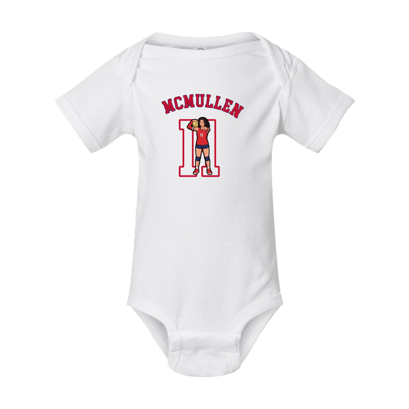 Baby Onesie — Shirsey Arch in White