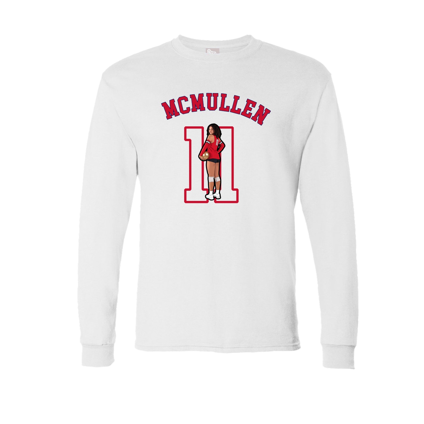 Long Sleeve Tee — Shirsey Arch in White