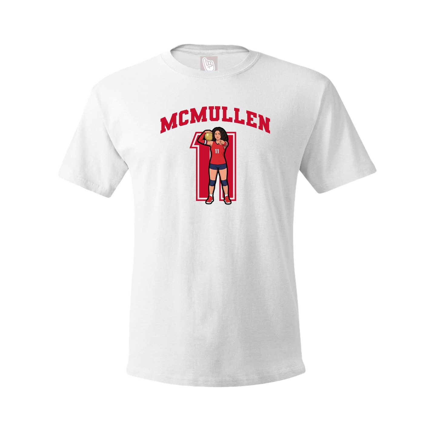 Tee — Number in White