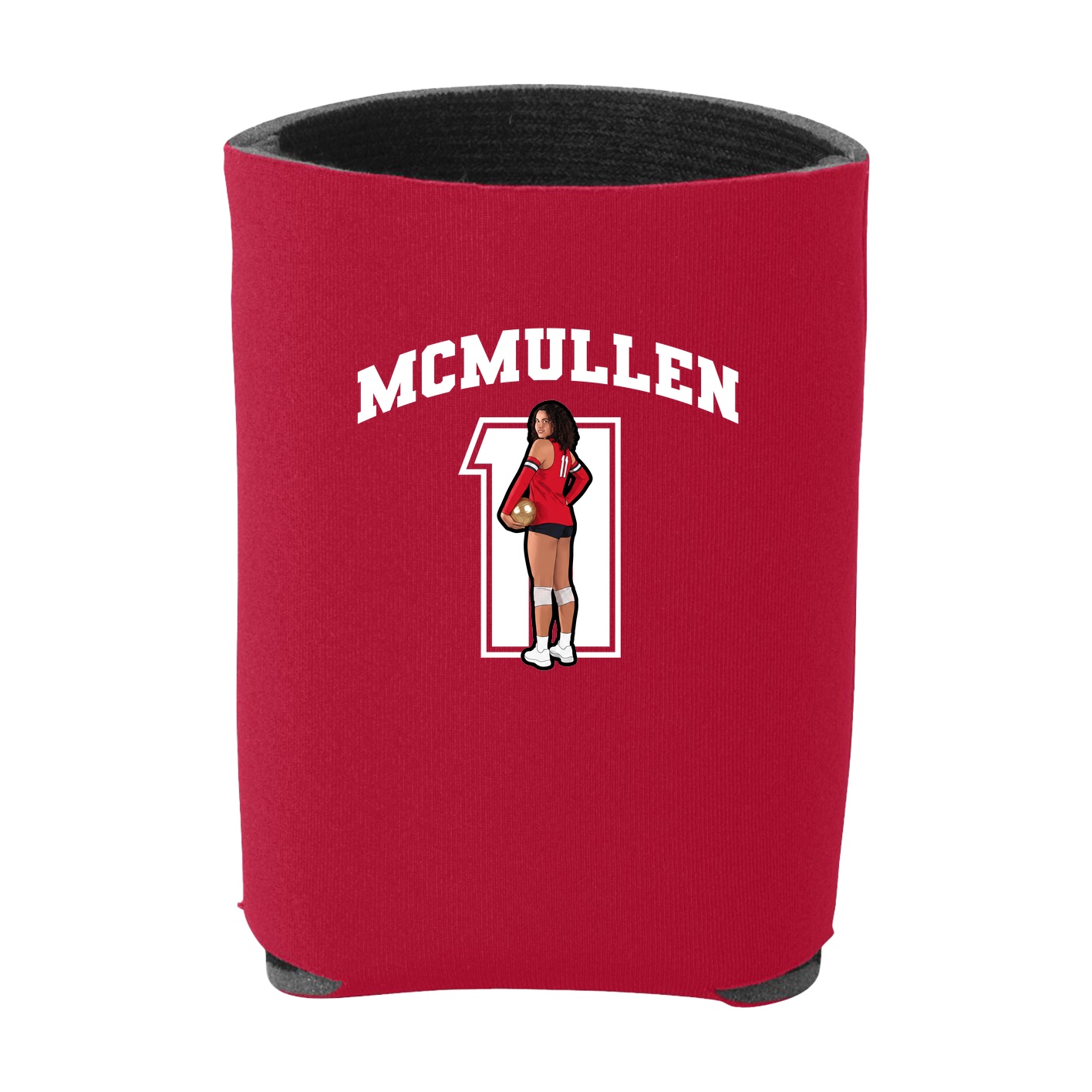 Can Holder — Number in Red