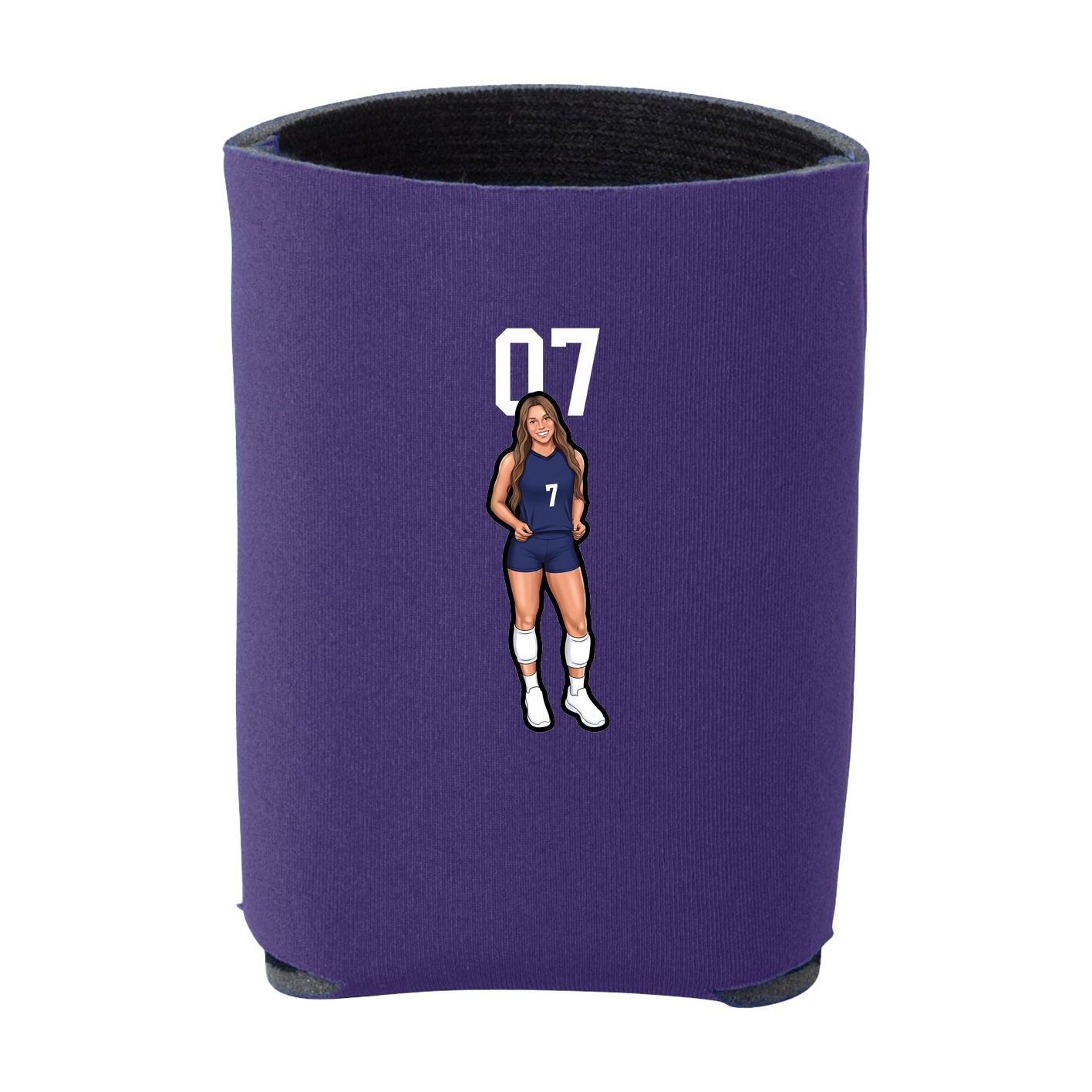 Can Holder — Number Top in Purple