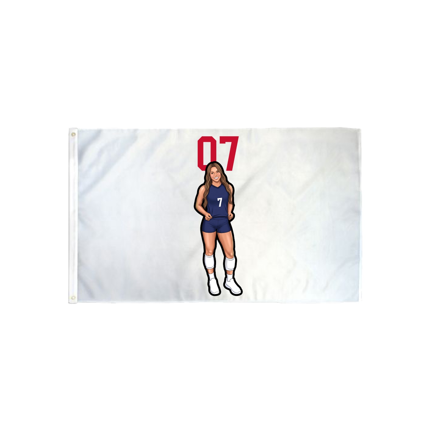 3x5 Flag — Number Top in Classic
