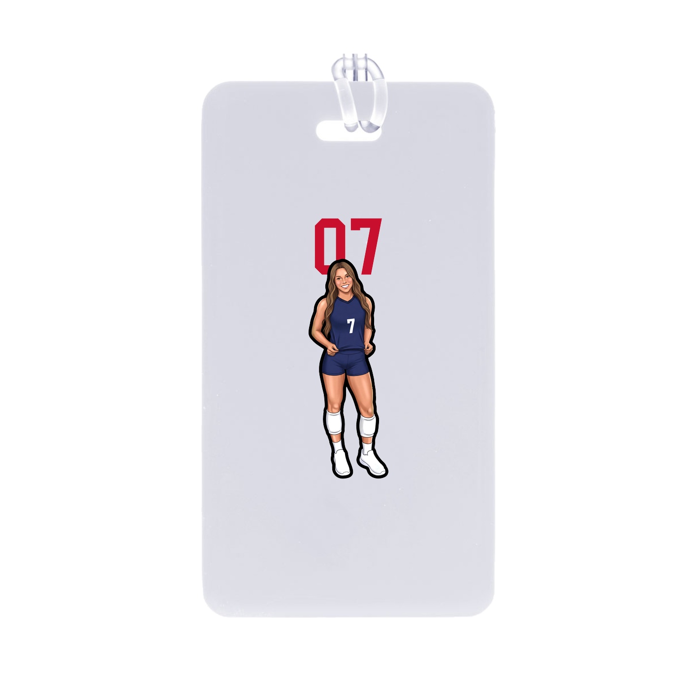 Bag Tag — Number Top in Classic