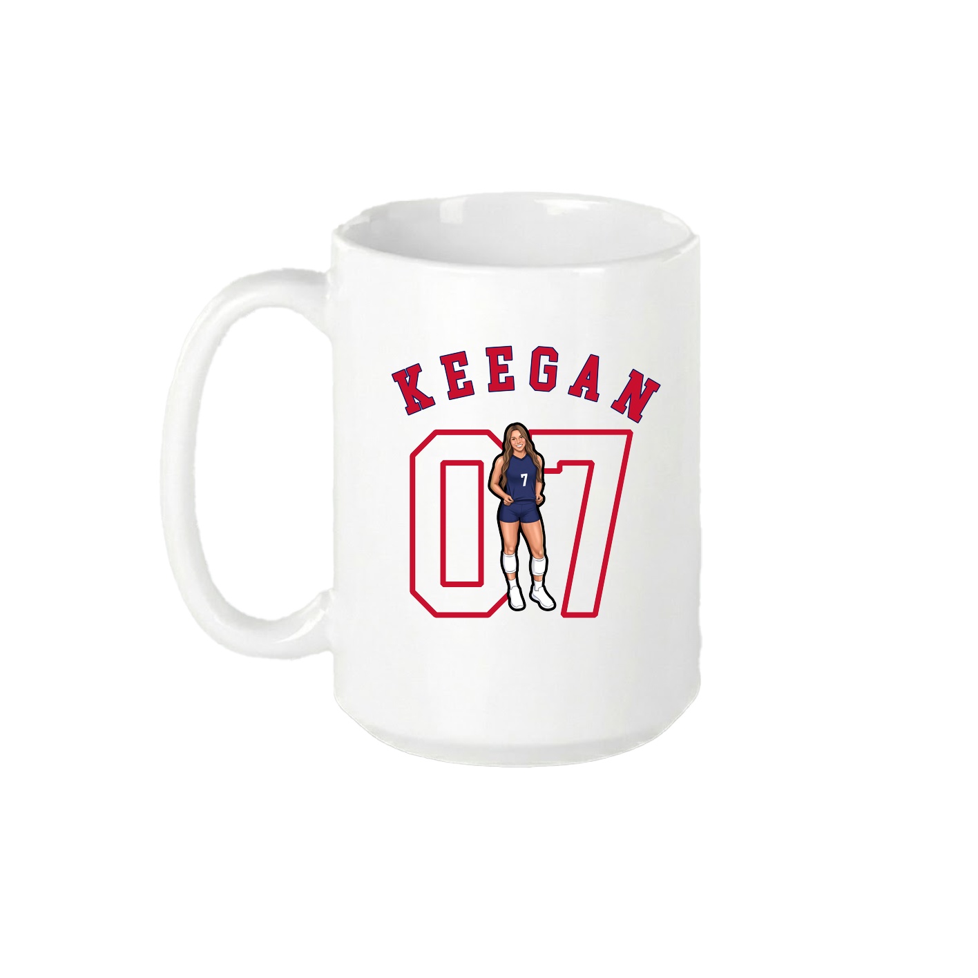 15oz Coffee Mug — Shirsey Arch in White